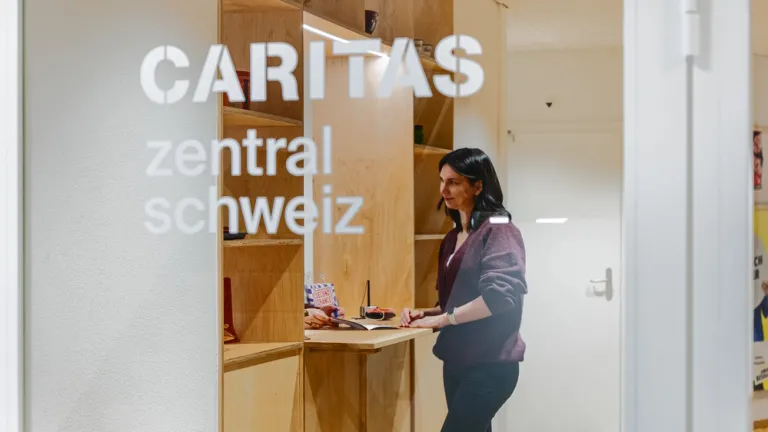 Empfang Caritas Zentralschweiz